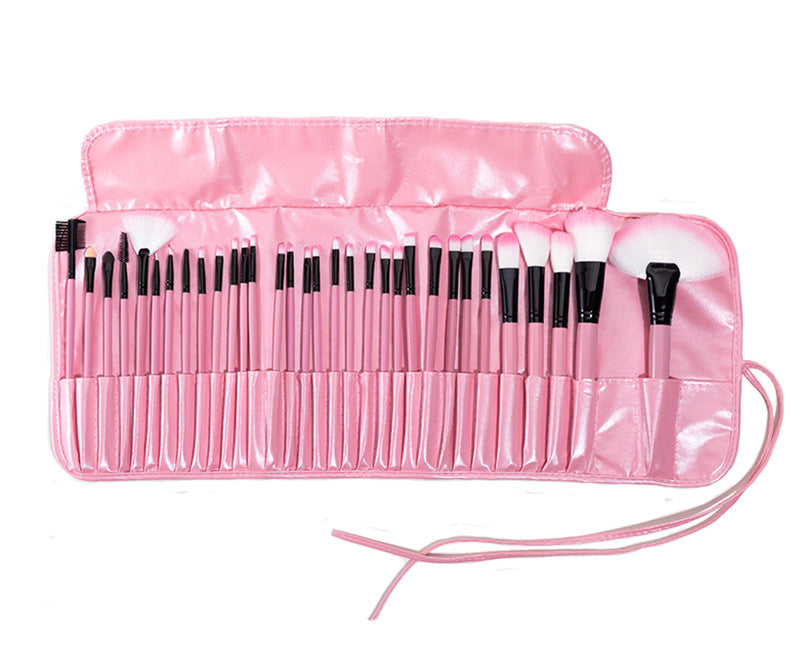 24-teiliges Make-up Pinselset mit Holzgriff – Bild 2 | LuxeStyle