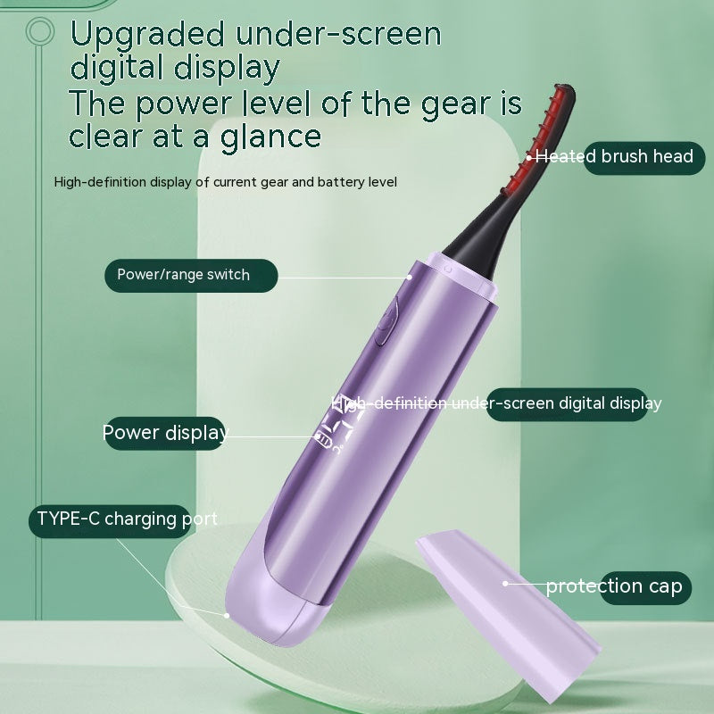 Elektrische Wimpernzange mit Temperaturanzeige – Bild 2 | LuxeStyle
