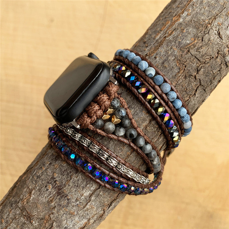 Agate Gewebtes Boho-Uhrband 38-41mm – Bild 11 | LuxeStyle