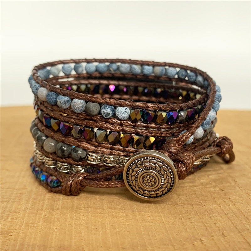 Agate Gewebtes Boho-Uhrband 38-41mm – Bild 3 | LuxeStyle