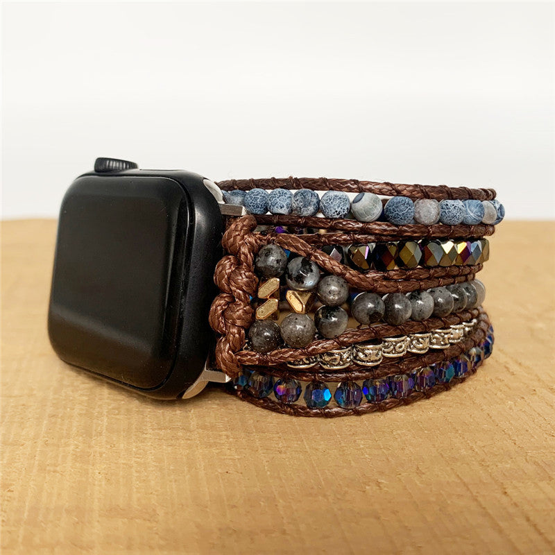 Agate Gewebtes Boho-Uhrband 38-41mm | LuxeStyle