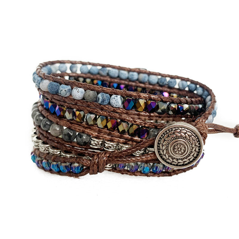 Agate Gewebtes Boho-Uhrband 38-41mm – Bild 6 | LuxeStyle