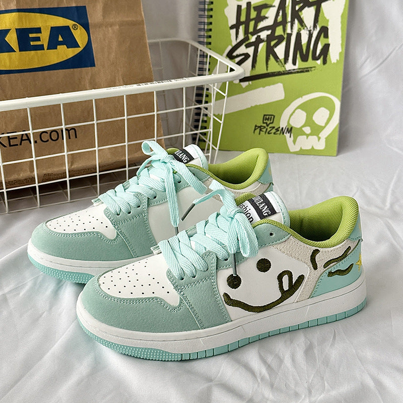 Mintgrüne Freizeit-Sneaker für Paare