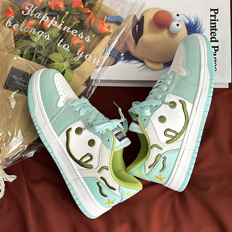 Mintgrüne Freizeit-Sneaker für Paare
