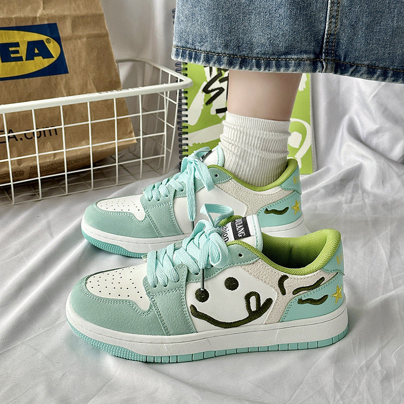 Mintgrüne Freizeit-Sneaker für Paare