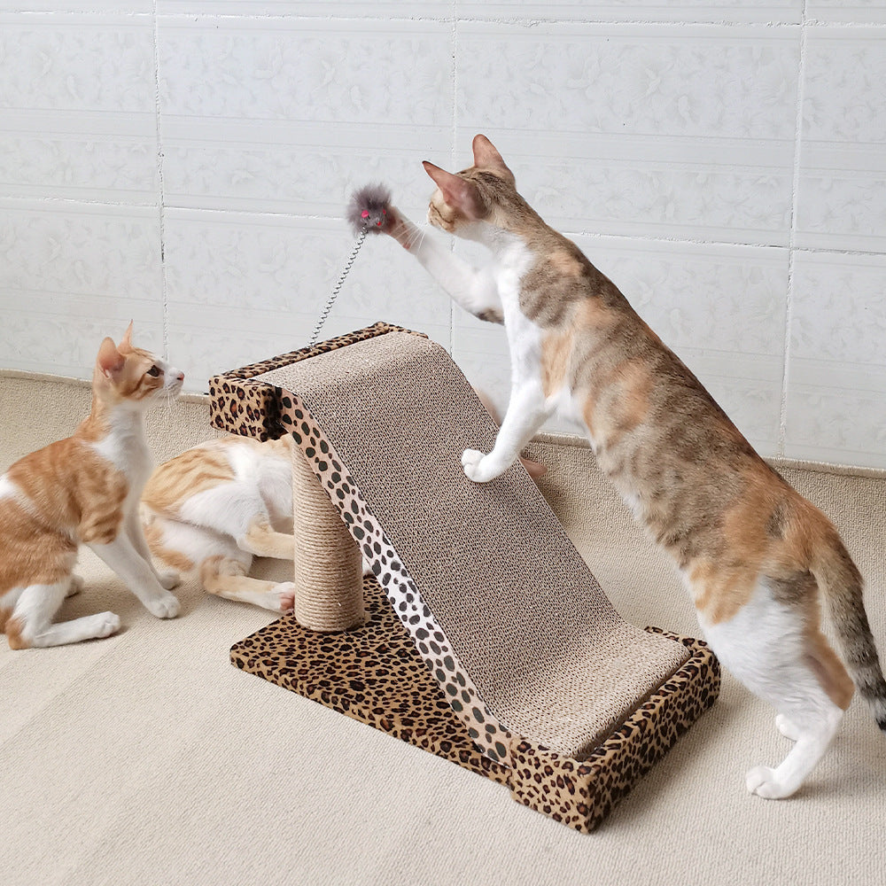 Nachfüllbares Katzen-Kratzbrett mit Wellpappe