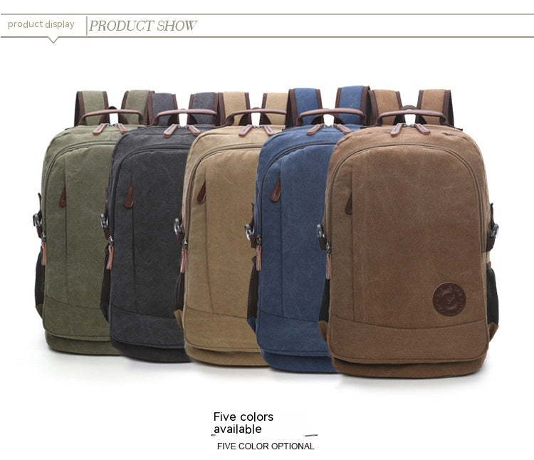 Vintage Canvas Rucksack für Alltag & Reise