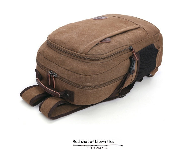 Vintage Canvas Rucksack für Alltag & Reise