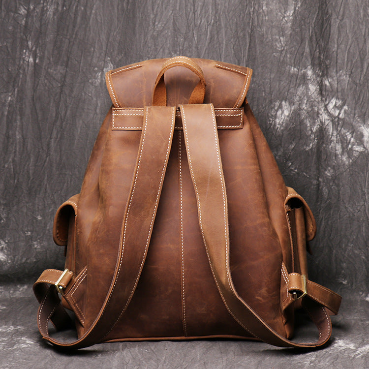 Rucksack Damen Crazy Horse Leder – Bild 8 | LuxeStyle