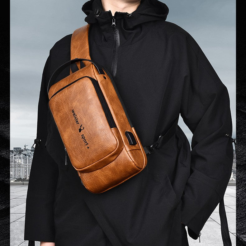 Retro Casual Schultertasche für Herren – Bild 12 | LuxeStyle