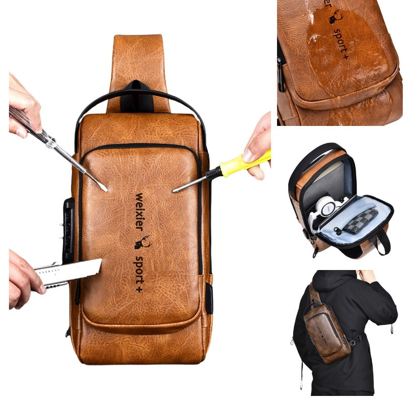 Retro Casual Schultertasche für Herren – Bild 11 | LuxeStyle