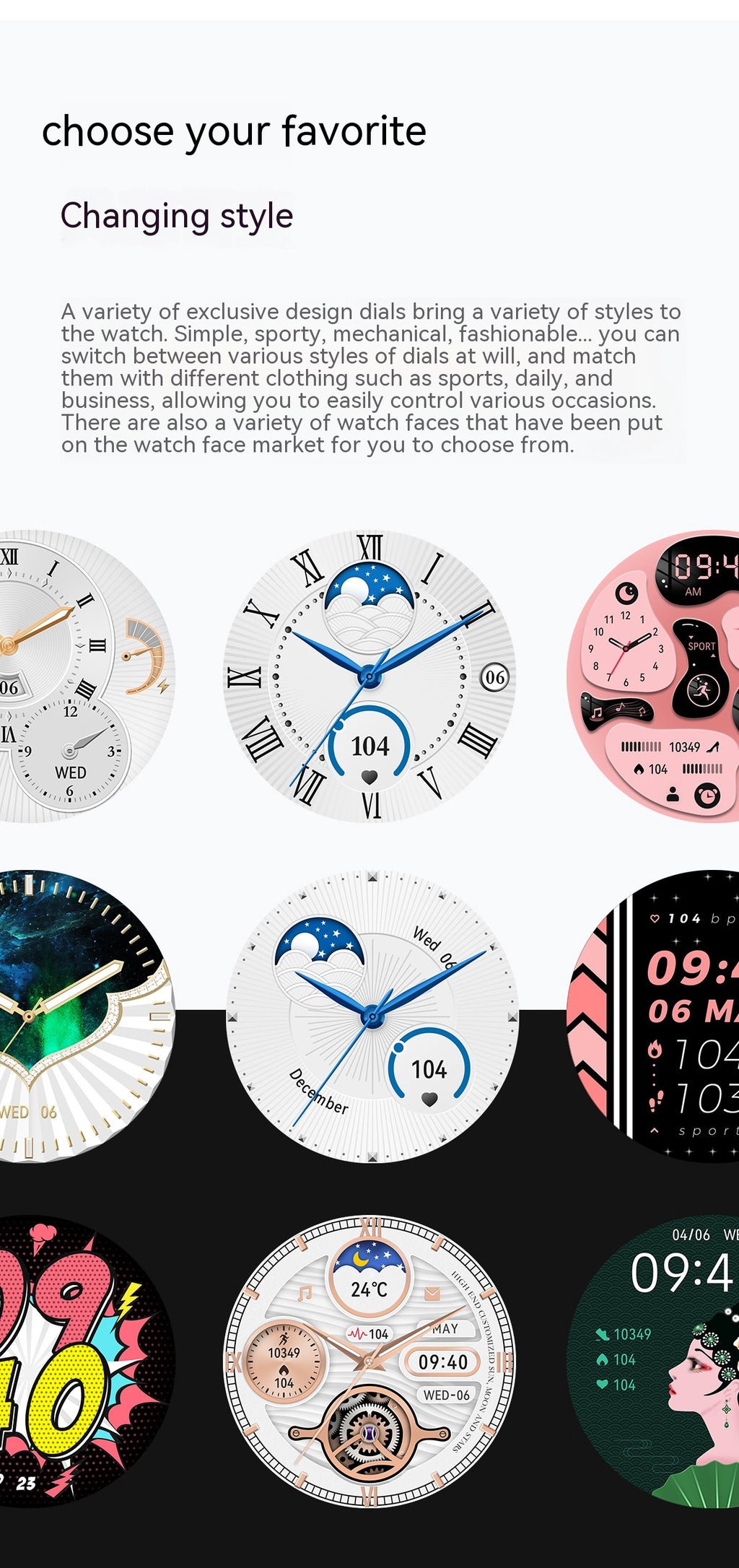 Smartwatch «ProWatch» · Fitness & Anrufe