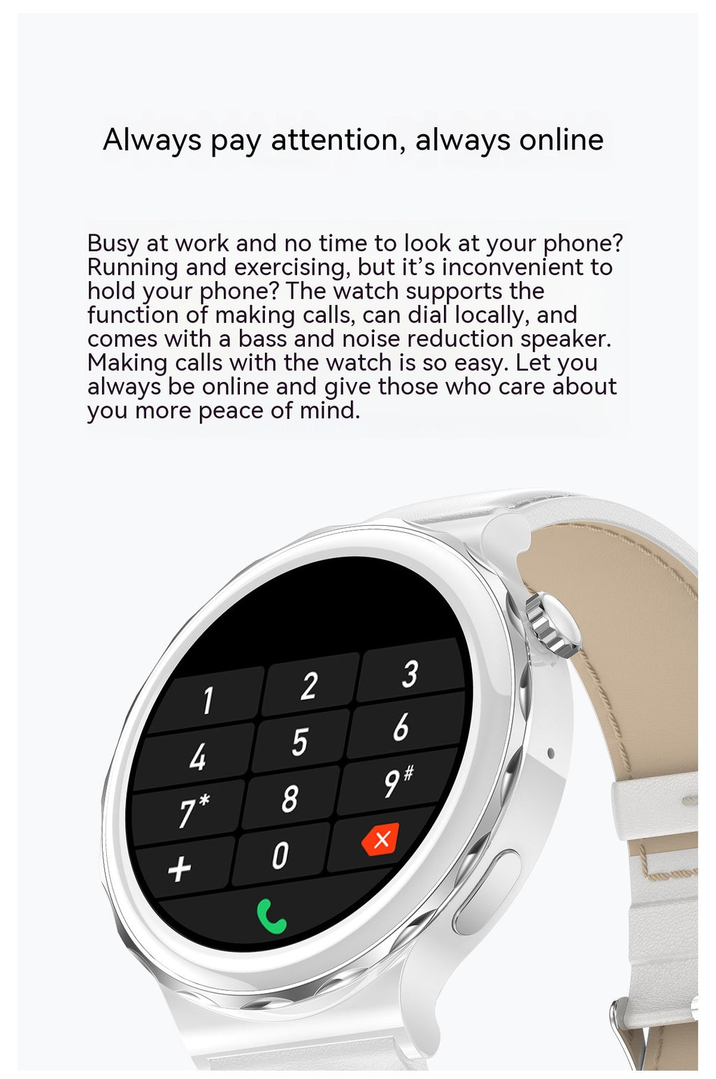 Smartwatch «ProWatch» · Fitness & Anrufe