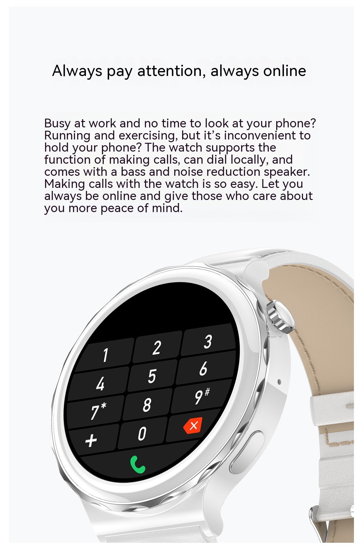 Smartwatch «ProWatch» · Fitness & Anrufe