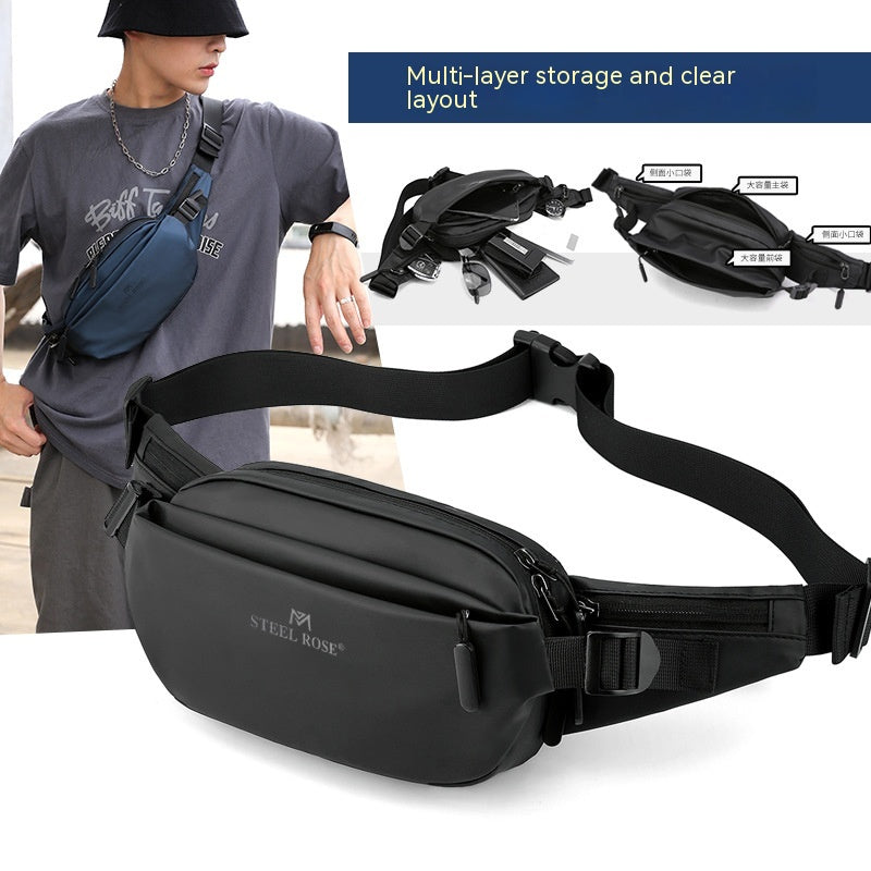 Umhängetasche für Herren, sportlich-elegant