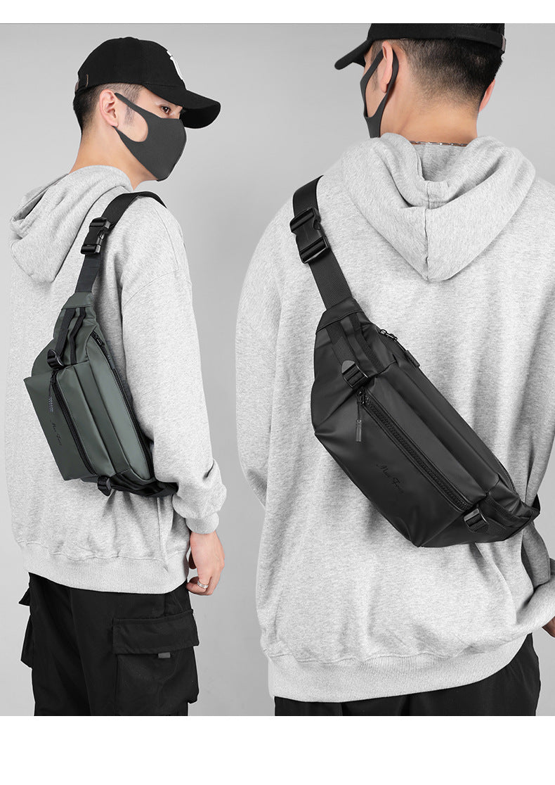 Wasserdichter Hüftbeutel für Outdoor & Sport – Schwarz, Grau, Militärg