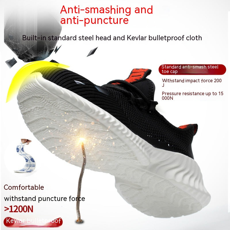 Herren Workschuhe mit Stahlkappe und atm. Obermaterial