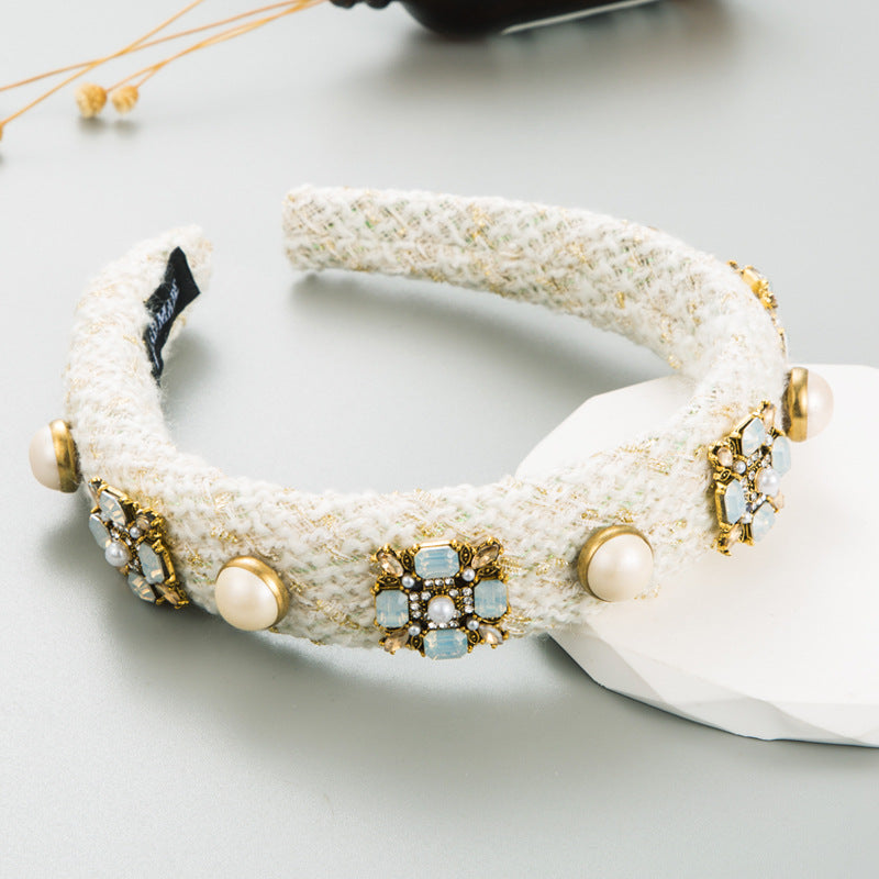 Koreanisches Haarband mit Glasperlen | LuxeStyle