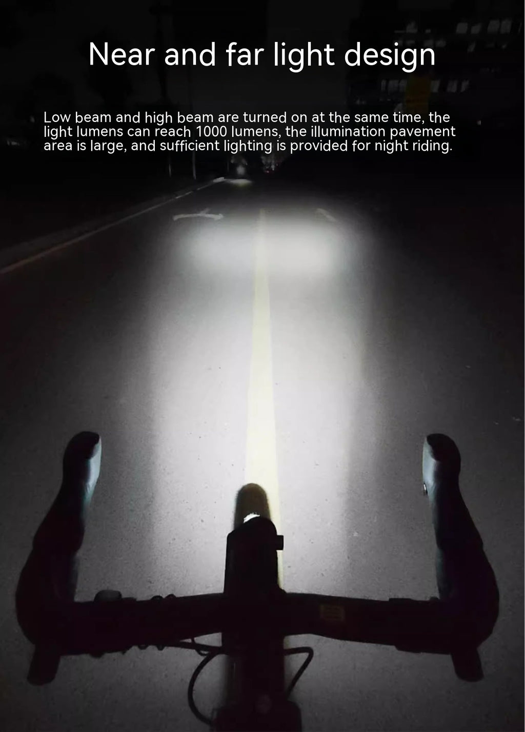 MARS-1000 Velo-Frontlicht mit 1000 Lumen