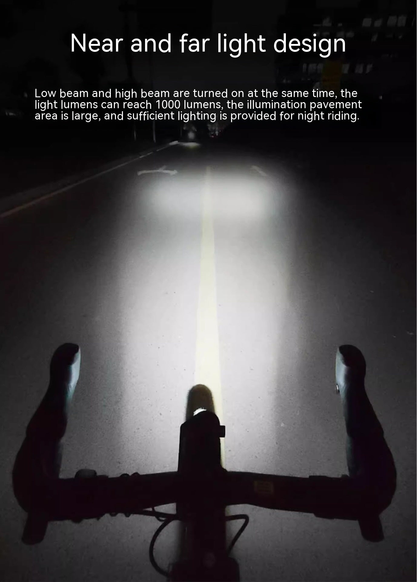 MARS-1000 Velo-Frontlicht mit 1000 Lumen