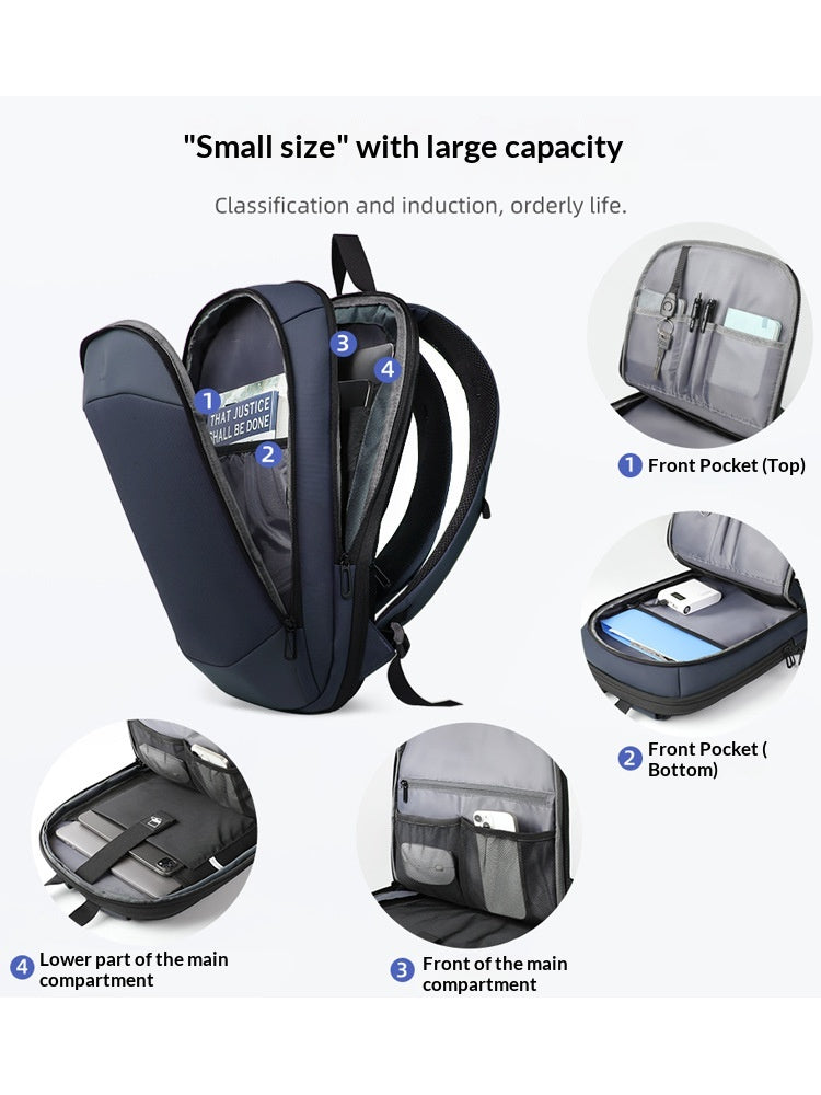 Erweiterbarer Pendler-Rucksack für Laptops | LuxeStyle