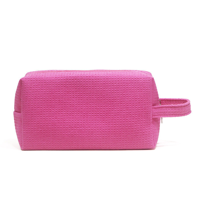 Make-up Tasche aus Baumwoll-Waffelstoff – Bild 10 | LuxeStyle
