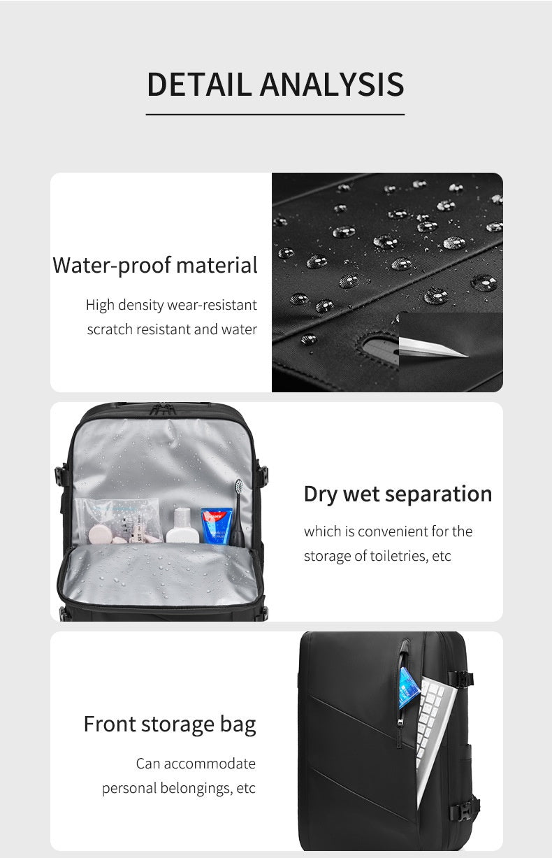 Leichter Nylon Rucksack für Reise & Alltag
