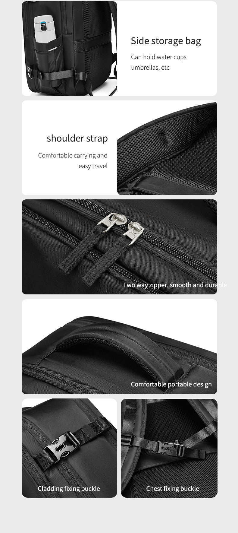 Leichter Nylon Rucksack für Reise & Alltag
