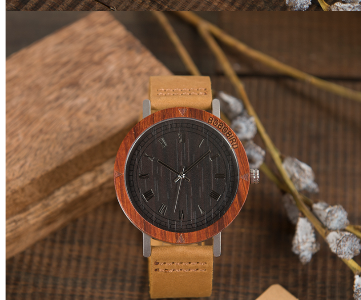 Bambus-Holz-Uhr mit Quarzwerk – Bild 5 | LuxeStyle