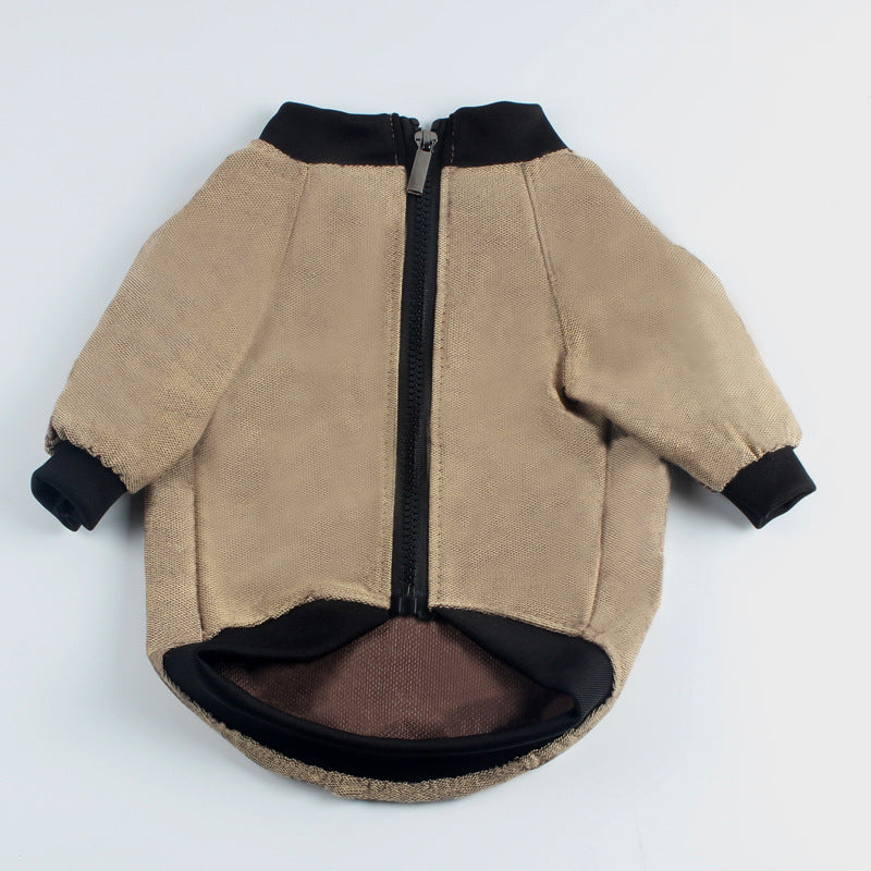 Winterjacke für Haustiere mit Kapuze