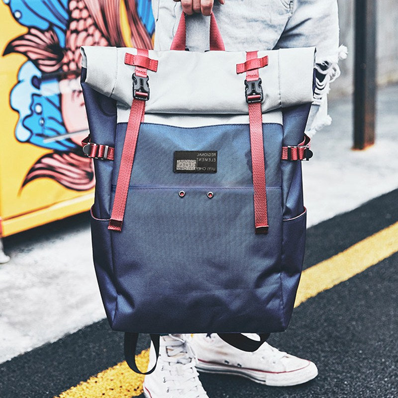 Roll-Up Rucksack mit 14-Zoll-Laptopfach – Bild 4 | LuxeStyle