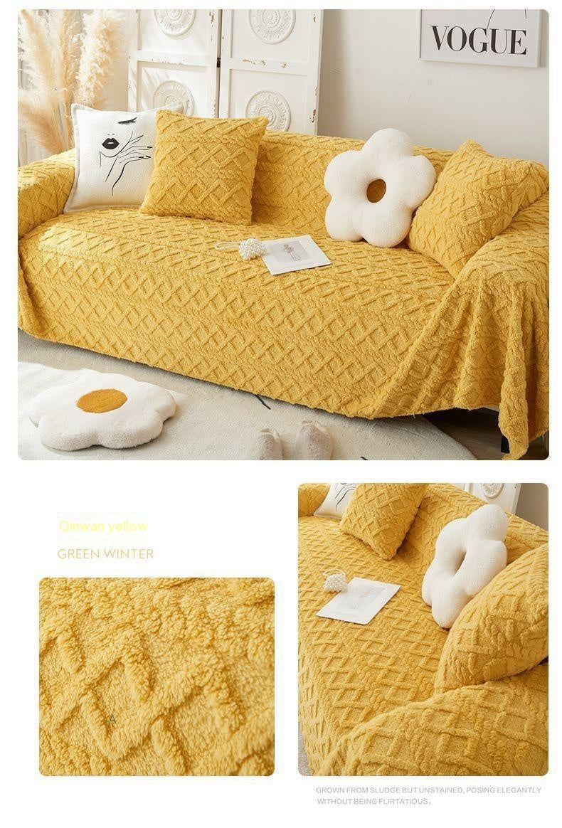 Winter Plüsch Sofaüberwurf – Bild 8 | LuxeStyle