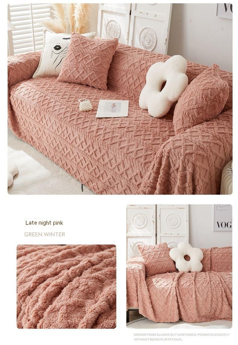 Winter Plüsch Sofaüberwurf – Bild 2 | LuxeStyle