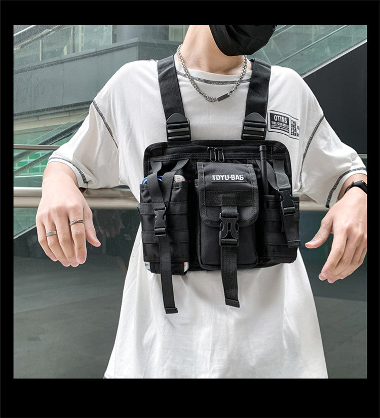 Street Vest Style Schulter-Brusttasche