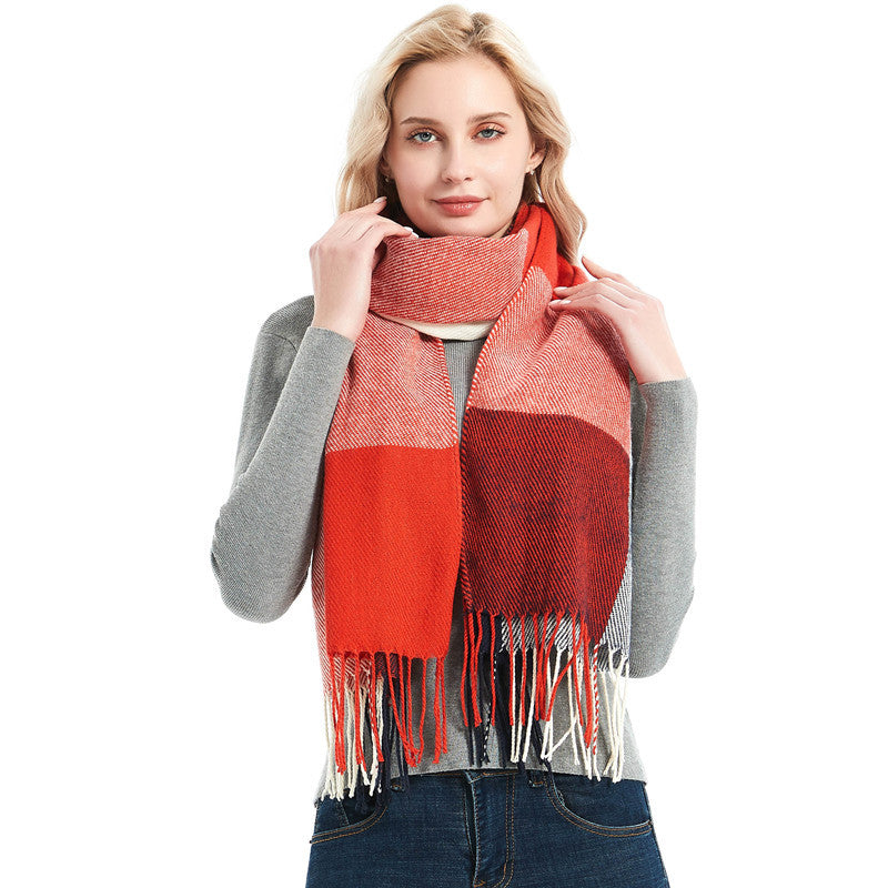 Taschenschal mit grossem Karomuster – Bild 12 | LuxeStyle