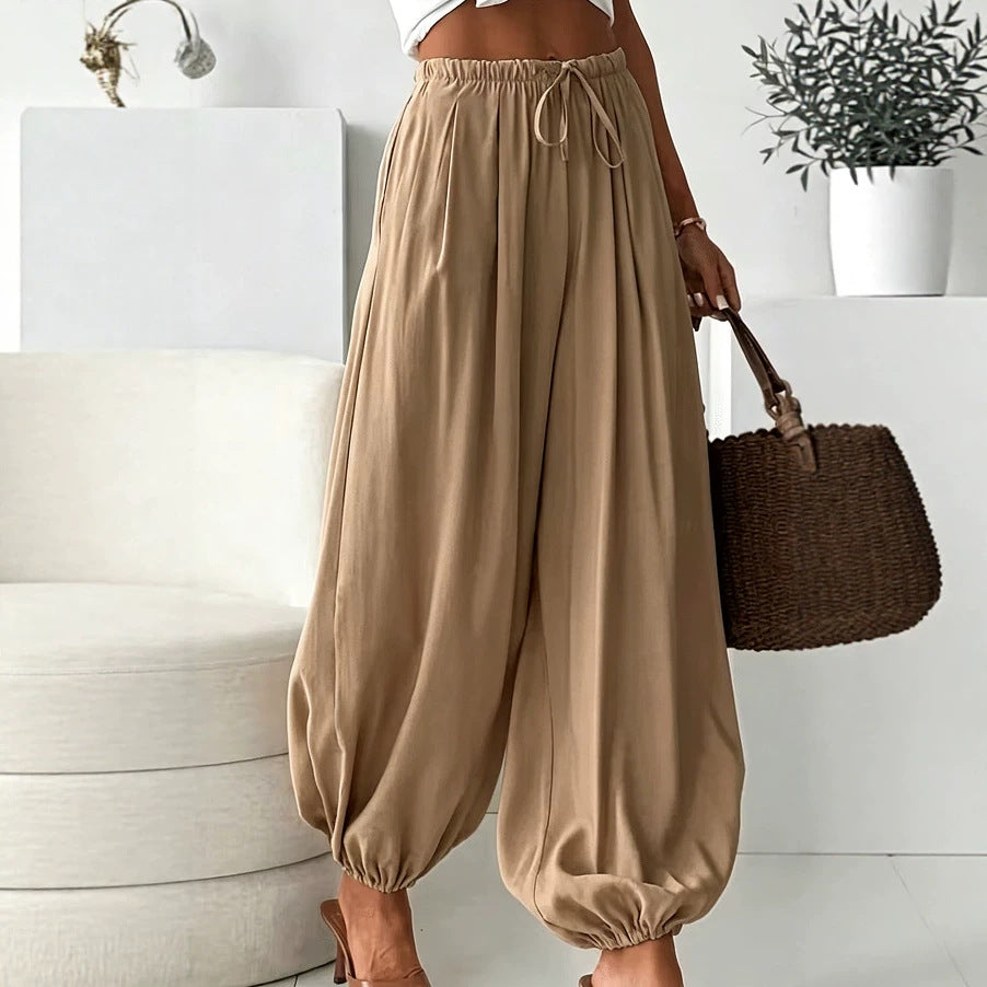 Weite Sommerhose mit Elastikbund