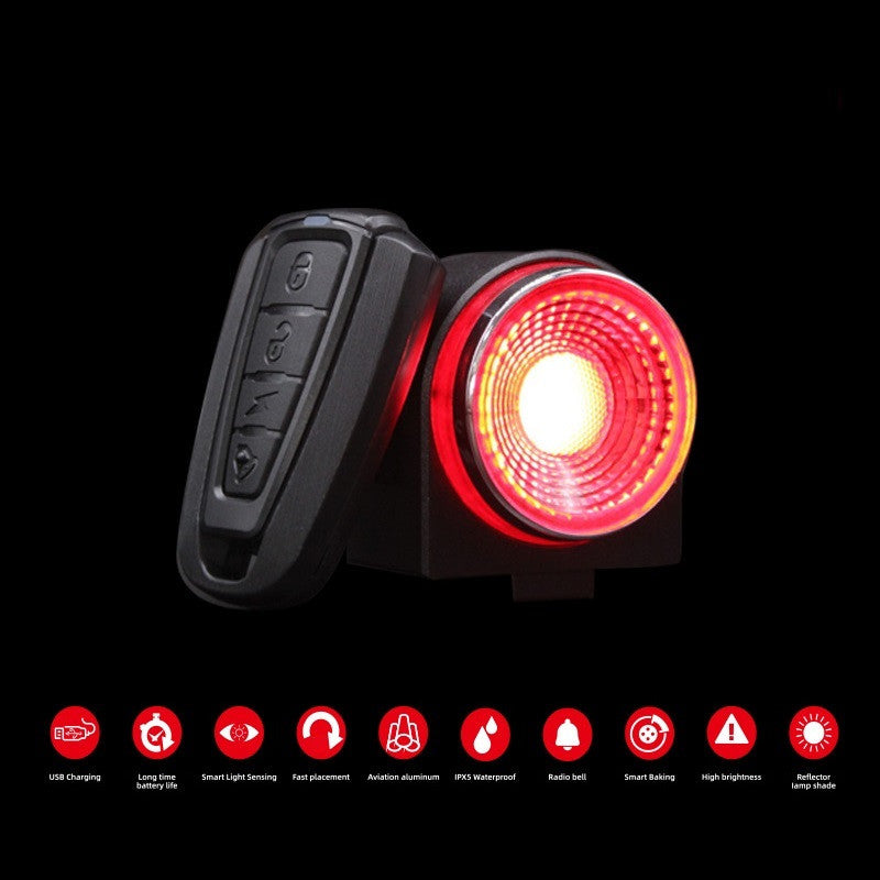 Intelligentes USB-Rücklicht mit Alarm