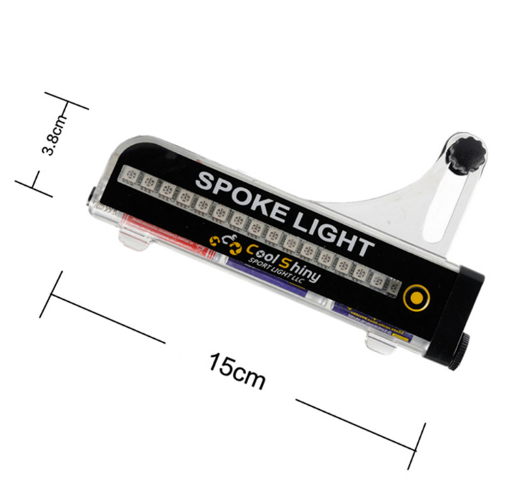 LED-Fahrradbeleuchtung für Speichen
