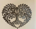 Metall-Wanddekoration Herz Baum des Lebens