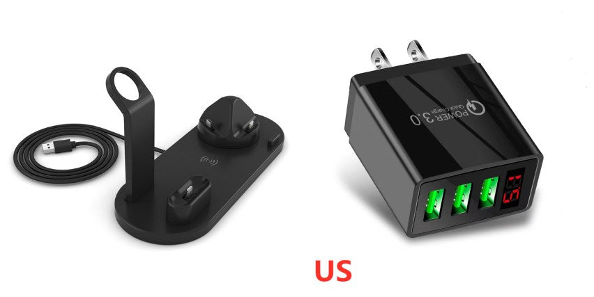4-in-1 Wireless Ladestation mit Schnellladefunktion