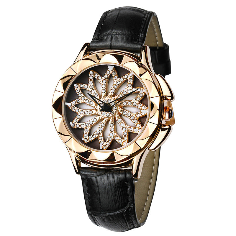 Damen-Armbanduhr mit Strass – Bild 2 | LuxeStyle
