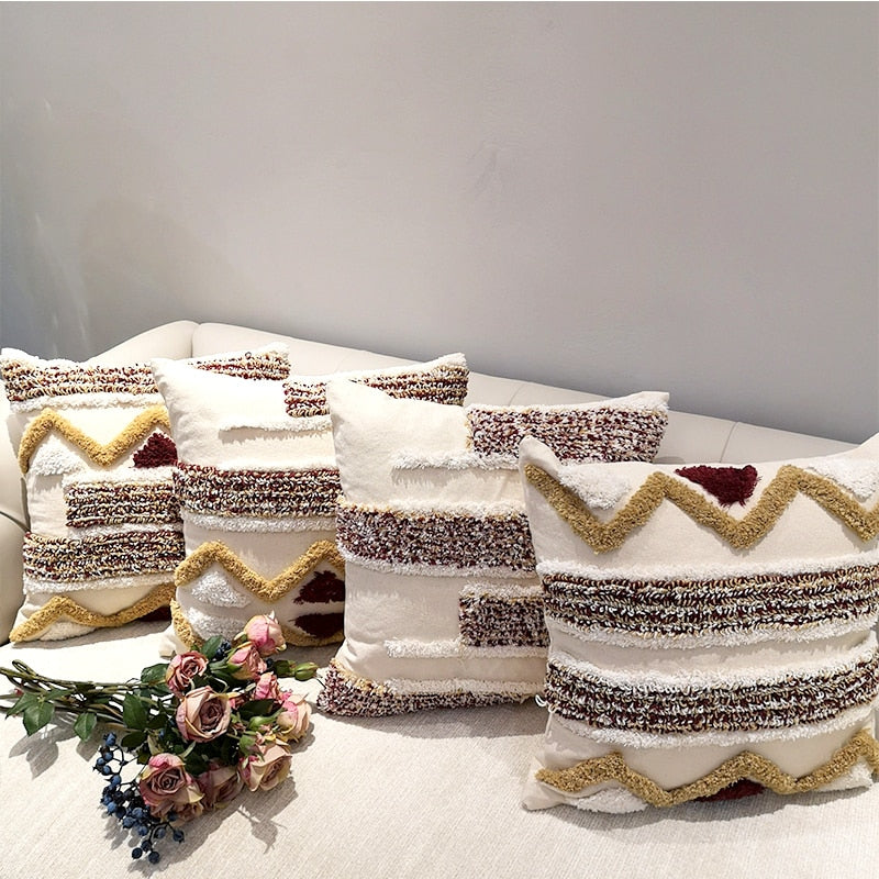 Marokkanischer Kissenbezug, handgemacht, 45x45cm | LuxeStyle