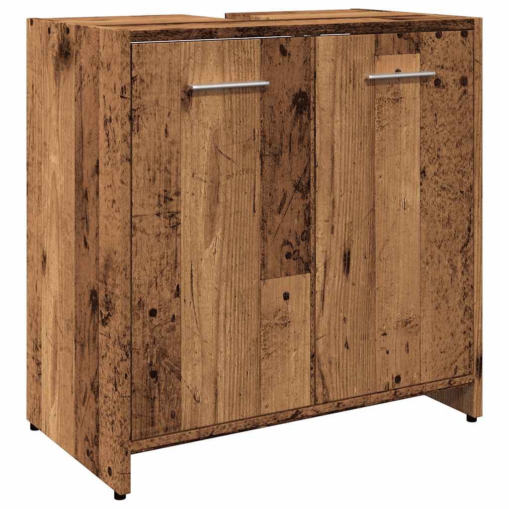 Waschtischunterschrank im Holz-Look