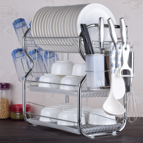 Abtropfgestell mit Geschirr- und Messerhalter – Bild 3 | LuxeStyle