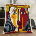 Besticktes Kissen Picasso Abstrakt