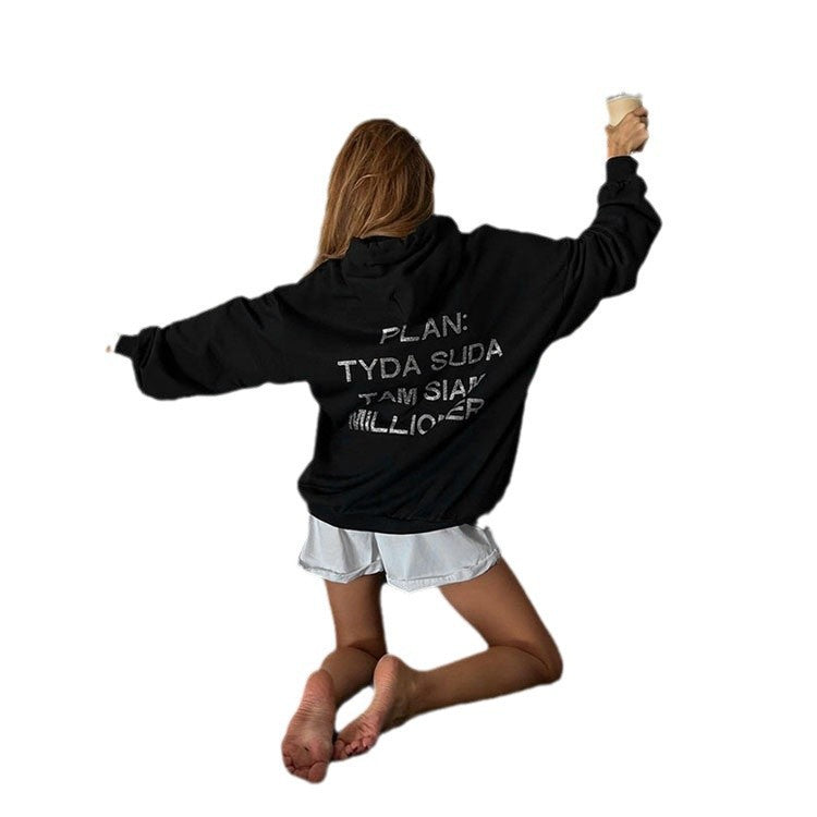 Kapuzenpullover im Streetwear-Stil für Damen