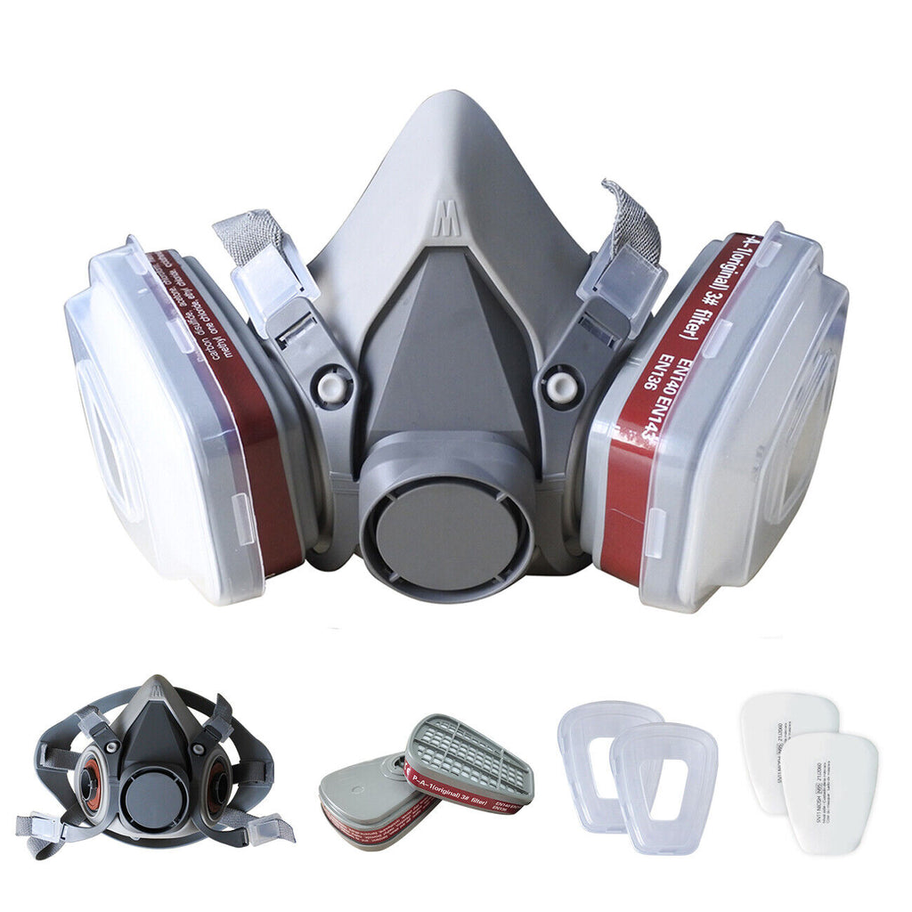 7in1 Halbmaske mit Filter für Arbeitsschutz