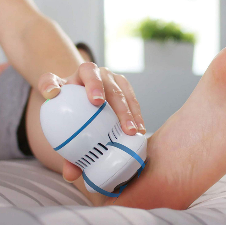 Elektrische Fussfeile mit Massagefunktion
