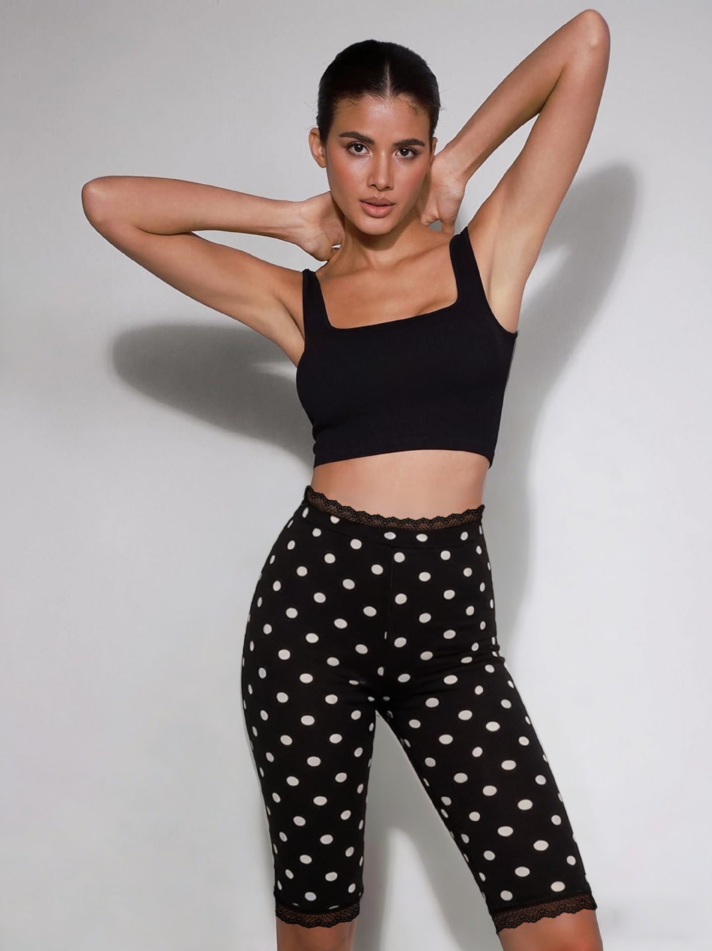 Bootcut Fitnesshose mit Hüft-Push-up