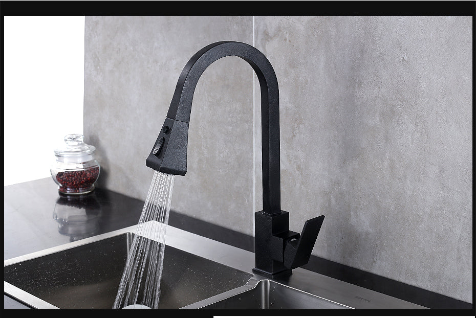 Ausziehbarer Wasserhahn mit Doppelauslauf – Bild 6 | LuxeStyle